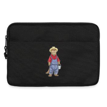 Otter Landwirt Eimer Bauernhof - Laptoptasche 13" - Schwarz - Vorne