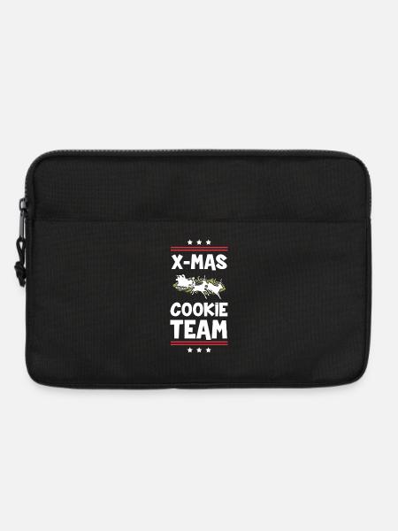 X-Mas Kekse Team - Laptoptasche 13" - Schwarz