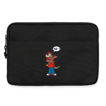 Wolf-Rapper - Laptoptasche 13" - Schwarz - Vorne