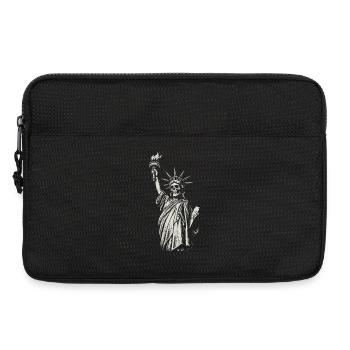 Statue of Liberty Skull Torch Illustration - Laptoptasche 13" - Schwarz - Vorne
