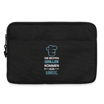 The best grillers come from Hamburg Design - Laptop bag 13" - black - Front