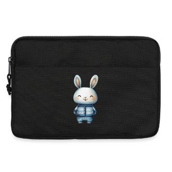 Adorable Little Rabbit – Illustration Tenderness - Laptop bag 13" - black - Front