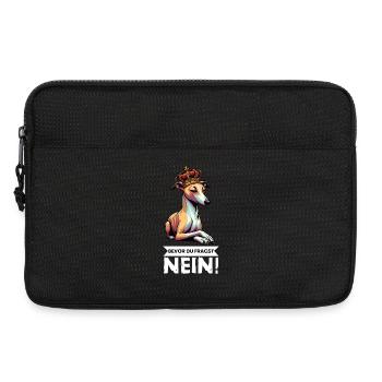 Bevor Du Fragst  Whippet Windhund Whippets  - Laptoptasche 13" - Schwarz - Vorne