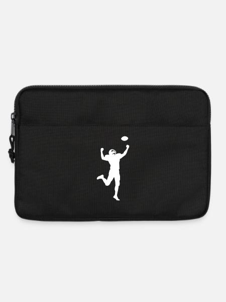 American Football Jubel Sprung - Laptoptasche 13" - Schwarz