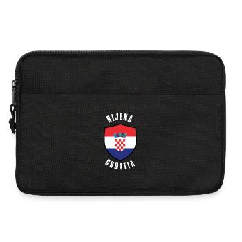 Rijeka Croatia Shield Design - Laptop bag 13" - black - Front