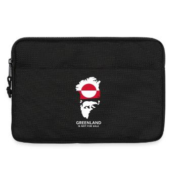 Grönland Polar Bär Flagge Arctic Nature Gift - Laptoptasche 13" - Schwarz - Vorne