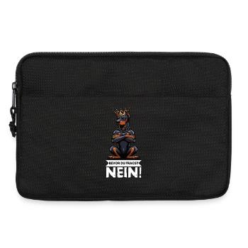 Before You Ask Doberman Doberman Owner - Laptop bag 13" - black - Front