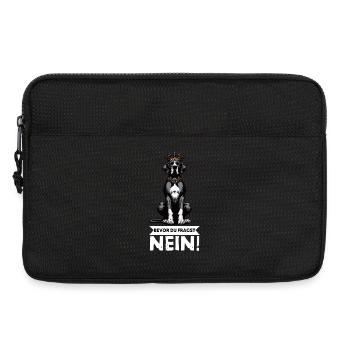 Before you ask Great Dane Great Dane owner - Laptop bag 13" - black - Front
