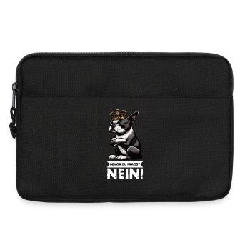 Before You Ask Boston Boston Terrier Bostie Bosti - Laptop bag 13" - black - Front