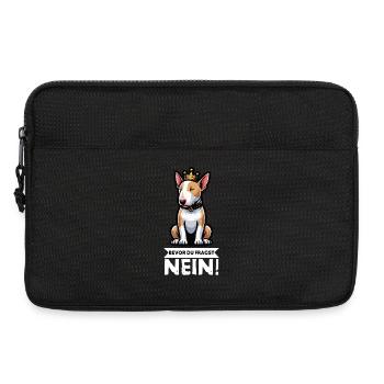 Bevor Du Fragst Miniatur Bullterrier Bully Bullys - Laptoptasche 13" - Schwarz - Vorne