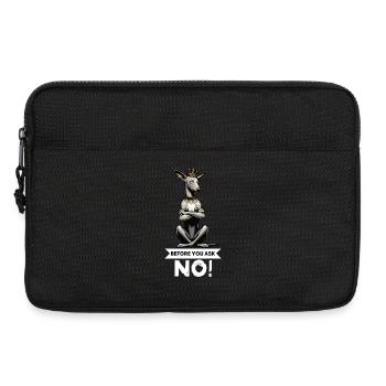 Before You Ask Podenco Podencos Podencoliebhaber - Laptoptasche 13" - Schwarz - Vorne