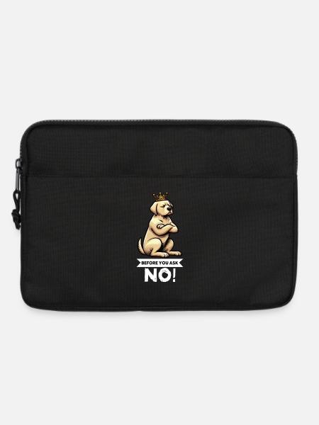 Before You Ask Labrador Labradorbesitzer Labradore - Laptoptasche 13" - Schwarz