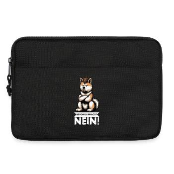 Avant que tu ne demandes, pas d’Akita, AkitaPropriétaire Akitas. - Sacoche pour ordinateur portable 13 pouces - noir - Devant