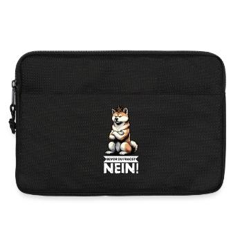 Avant que tu ne demandes, pas d’Akita, AkitaPropriétaire Akitas. - Sacoche pour ordinateur portable 13 pouces - noir - Devant