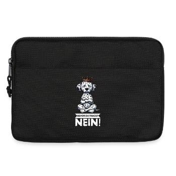 Before you ask No Dalmatian Dalmatian Dalmatian Keeper - Laptop bag 13" - black - Front