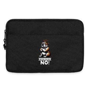 Before You Ask English Bulldog Bully Bullys - Laptop bag 13" - black - Front