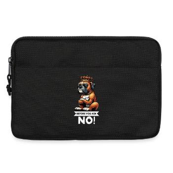 Before You Ask Boxer Boxer Owner Boxer Lovers - Laptop bag 13" - black - Front