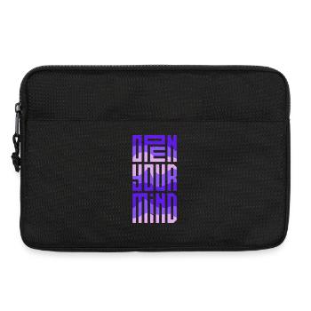 Neon Block Gradient - Laptop bag 13" - black - Front