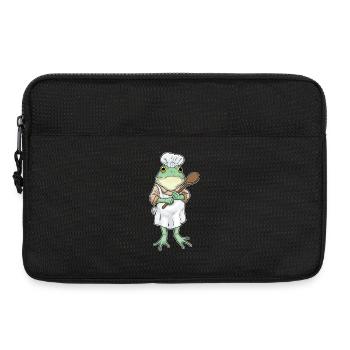 Frog Cooking Cooking Spoon Cooking - Laptop bag 13" - black - Front