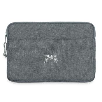 Descaf? Ich kenne sie nicht - Laptoptasche 13" - Grau meliert - Vorne