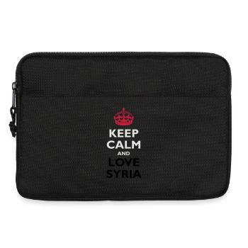 Keep Calm & Love Syria - Laptoptasche 13" - Schwarz - Vorne