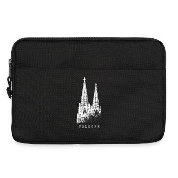 Cathédrale de Cologne Cologne Vintage Silhouette Cologne Skyline - Sacoche pour ordinateur portable 13 pouces - noir - Devant