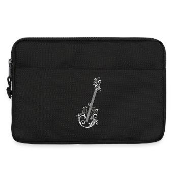 Artistic guitar design - Laptop bag 13" - black - Front