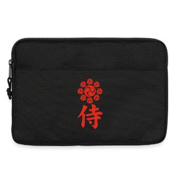 Samurai-Emblem des Uesugi-Clans (rot) - Laptoptasche 13" - Schwarz - Vorne