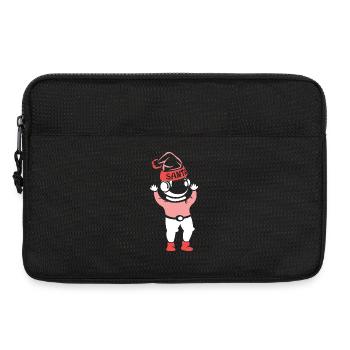 Santa Claus xmas Astronaut Weltall Symbol Grafik - Laptoptasche 13" - Schwarz - Vorne
