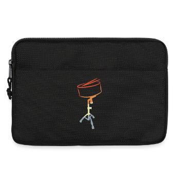 Tambour vintage - Sacoche pour ordinateur portable 13 pouces - noir - Devant