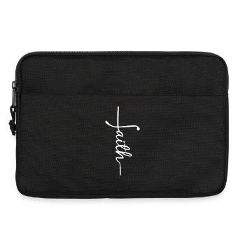 Inspirierendes Hand-Lettering Design - Laptoptasche 13" - Schwarz - Vorne