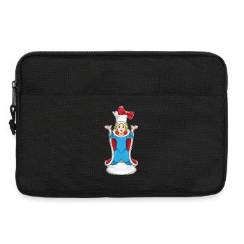 Chess Piece Queen Chess - Laptop bag 13" - black - Front