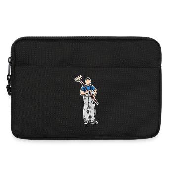 Petit peintre - Sacoche pour ordinateur portable 13 pouces - noir - Devant