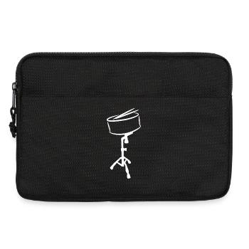 Croquis de tambour d’agitation - Sacoche pour ordinateur portable 13 pouces - noir - Devant