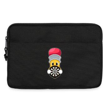Bleistift Dart Dartscheibe - Laptoptasche 13" - Schwarz - Vorne