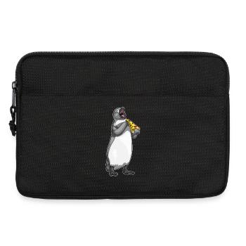 Pizza pingouin - Sacoche pour ordinateur portable 13 pouces - noir - Devant