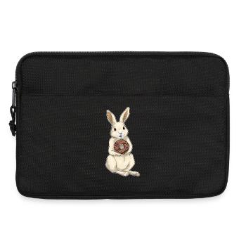 Beignet de lapin - Sacoche pour ordinateur portable 13 pouces - noir - Devant