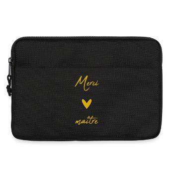 MEISTER. GELIEBTE. VIELEN DANK. DANKE HERRIN - Laptoptasche 13" - Schwarz - Vorne