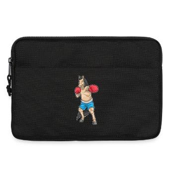 Horse Boxer Boxing Gloves Boxing - Laptop bag 13" - black - Front