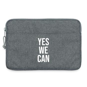 Ja wir können - Laptoptasche 13" - Grau meliert - Vorne