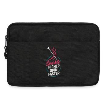 Baton Twirler Majorette Captain Squad Club - Laptop bag 13" - black - Front