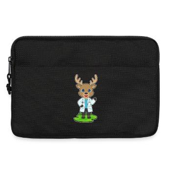 Stéthoscope Reindeer Doctor - Sacoche pour ordinateur portable 13 pouces - noir - Devant