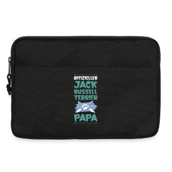 Papa chien Jack Russell Terrier - Sacoche pour ordinateur portable 13 pouces - noir - Devant
