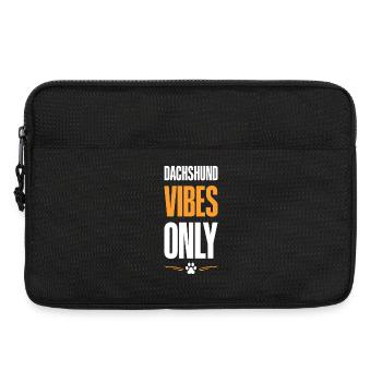 DachshundVibesOnly - Laptop bag 13" - black - Front