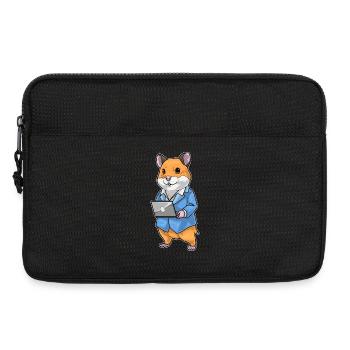 Hamster Secretary Laptop Office - Laptop bag 13" - black - Front