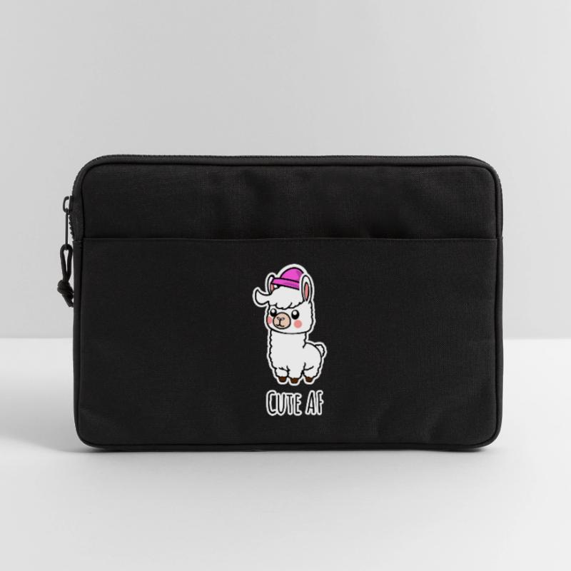 Cute AF Lama Baby oder Alpaka Laptoptasche 13"