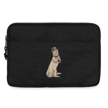 Otter Groom Wedding Ring Wedding - Laptop bag 13" - black - Front
