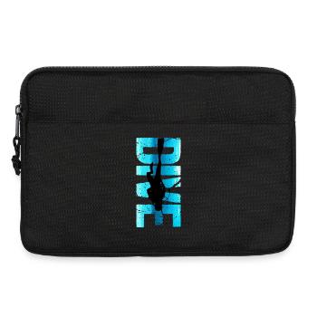 Diver Design Retro Dive Outfit Gift - Laptop bag 13" - black - Front