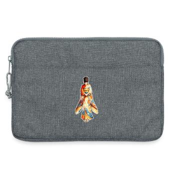 Kimono. 3 . IA générée - Sacoche pour ordinateur portable 13 pouces - gris chiné - Devant