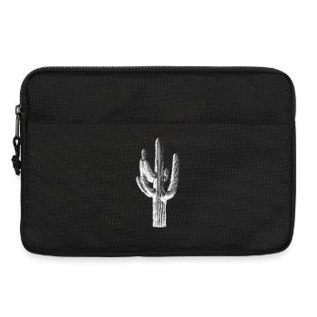 Desert Saguaro Silhouette Tee - Laptop bag 13" - black - Front